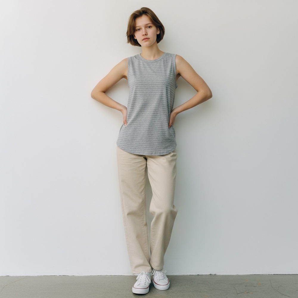 Athleta Heather Gray Women's Tank Top